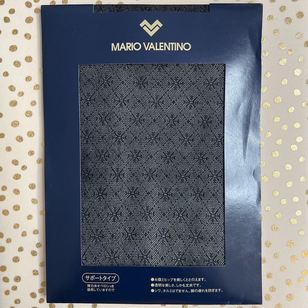 Mario Valentino Sheer Tights Size L NWT